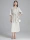 Premium Quality Satin Dress With Cardigan Co-Ord Sets